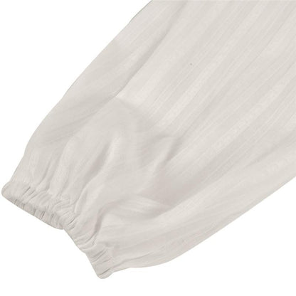 Blusa Plissada Manga Bufante - Boutique da Beleza