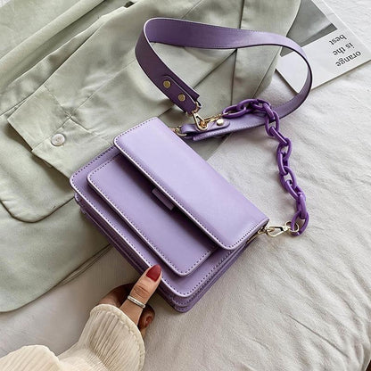 Bolsa corrente colorida - Boutique da Beleza