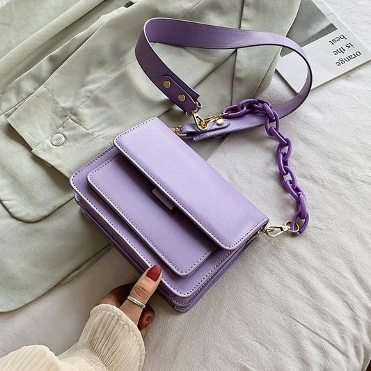 Bolsa corrente colorida - Boutique da Beleza