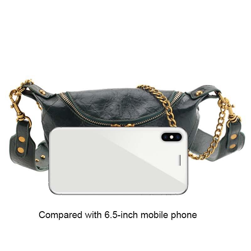 Bolsa tipo pochete com correntes - Boutique da Beleza