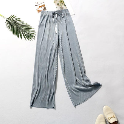 Calça Pantalona Plissada - Boutique da Beleza