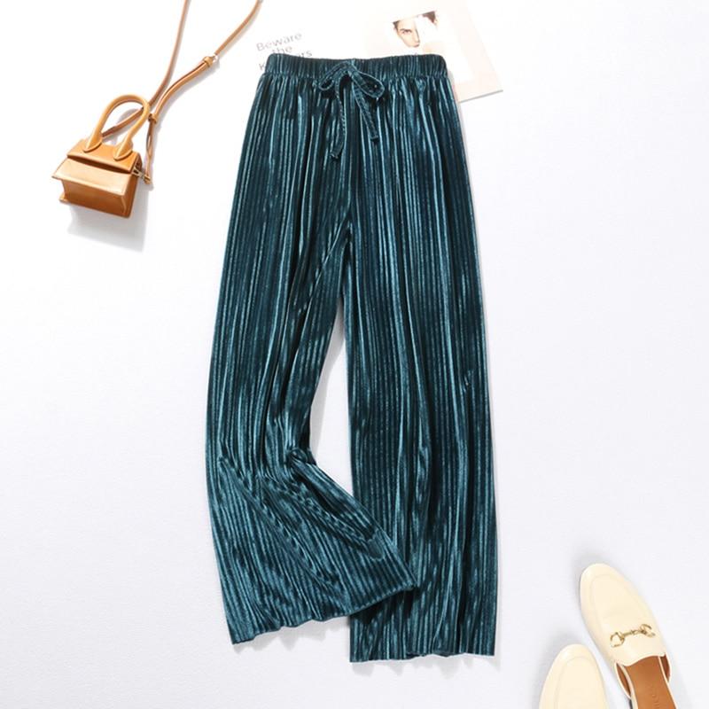Calça Pantalona Plissada - Boutique da Beleza