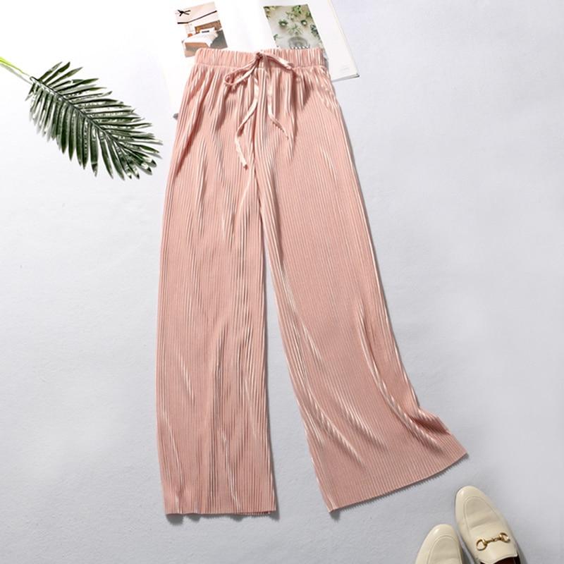Calça Pantalona Plissada - Boutique da Beleza