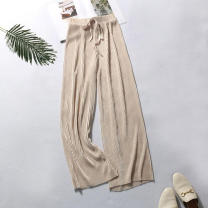 Calça Pantalona Plissada - Boutique da Beleza