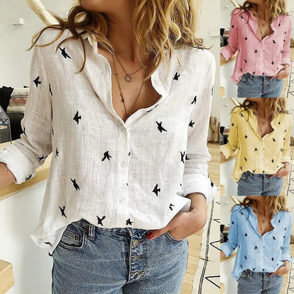 Camisa Pássaros - Boutique da Beleza