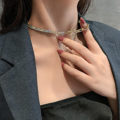 Choker Zircônias Cristal - Boutique da Beleza