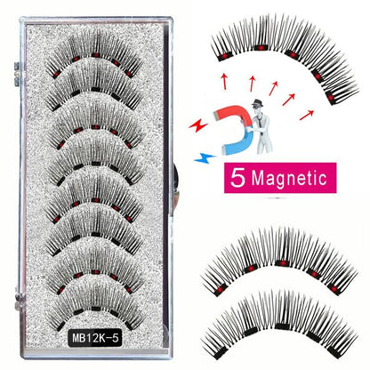 Cílios e Pinça Magnética - Kit com 4 pares - Boutique da Beleza