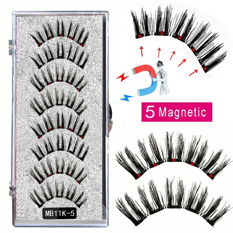Cílios e Pinça Magnética - Kit com 4 pares - Boutique da Beleza