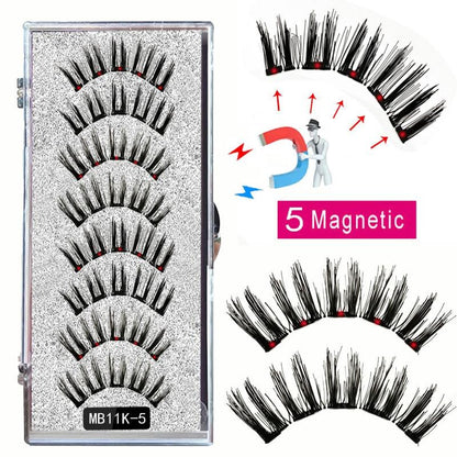 Cílios e Pinça Magnética - Kit com 4 pares - Boutique da Beleza