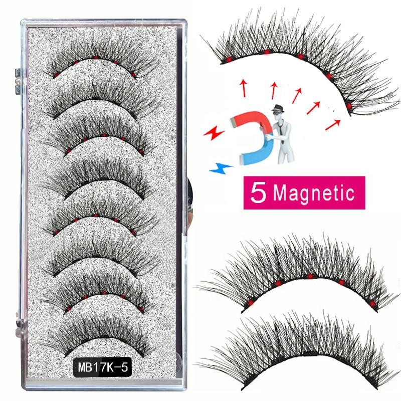 Cílios e Pinça Magnética - Kit com 4 pares - Boutique da Beleza