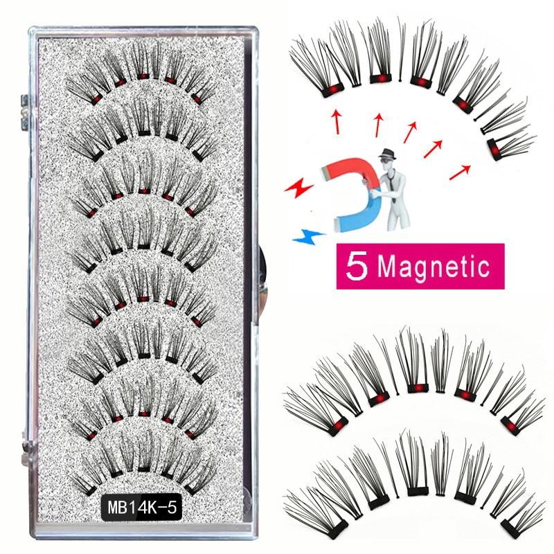 Cílios e Pinça Magnética - Kit com 4 pares - Boutique da Beleza