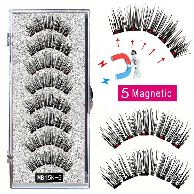 Cílios e Pinça Magnética - Kit com 4 pares - Boutique da Beleza
