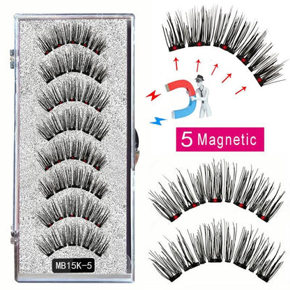 Cílios e Pinça Magnética - Kit com 4 pares - Boutique da Beleza