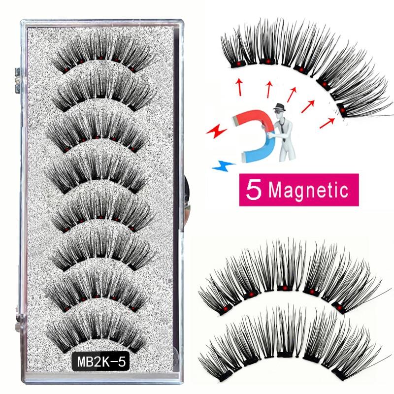 Cílios e Pinça Magnética - Kit com 4 pares - Boutique da Beleza