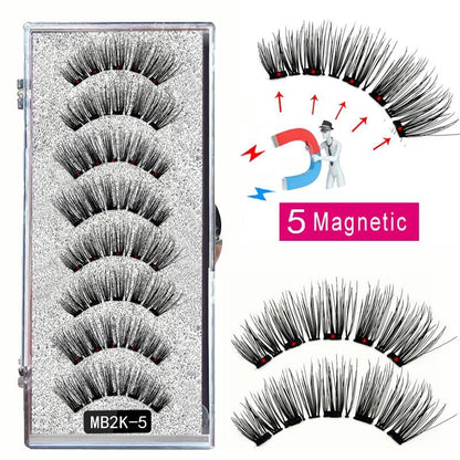 Cílios e Pinça Magnética - Kit com 4 pares - Boutique da Beleza