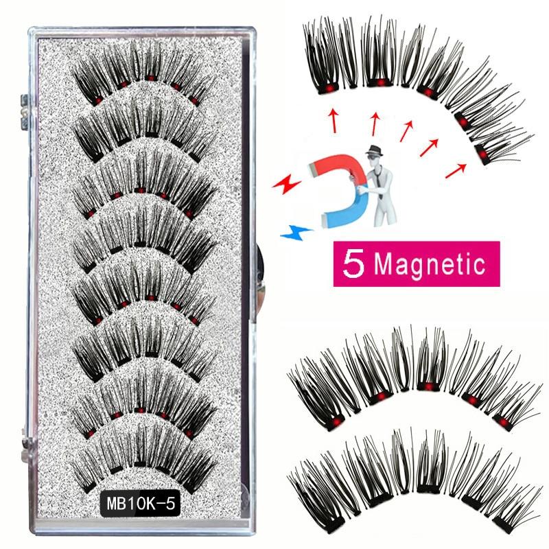 Cílios e Pinça Magnética - Kit com 4 pares - Boutique da Beleza