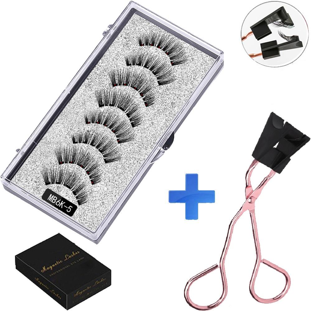Cílios e Pinça Magnética - Kit com 4 pares - Boutique da Beleza