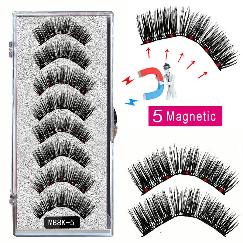 Cílios e Pinça Magnética - Kit com 4 pares - Boutique da Beleza