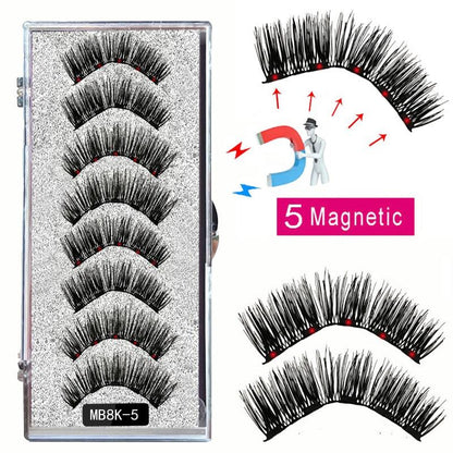 Cílios e Pinça Magnética - Kit com 4 pares - Boutique da Beleza