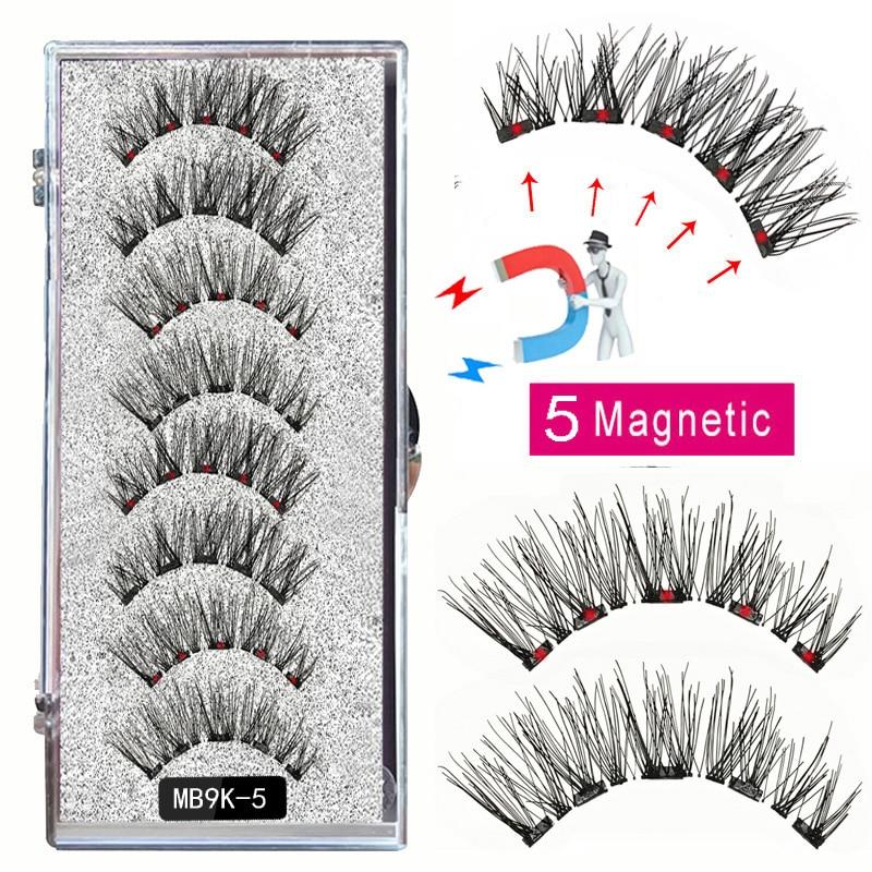Cílios e Pinça Magnética - Kit com 4 pares - Boutique da Beleza