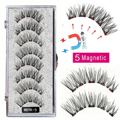 Cílios e Pinça Magnética - Kit com 4 pares - Boutique da Beleza