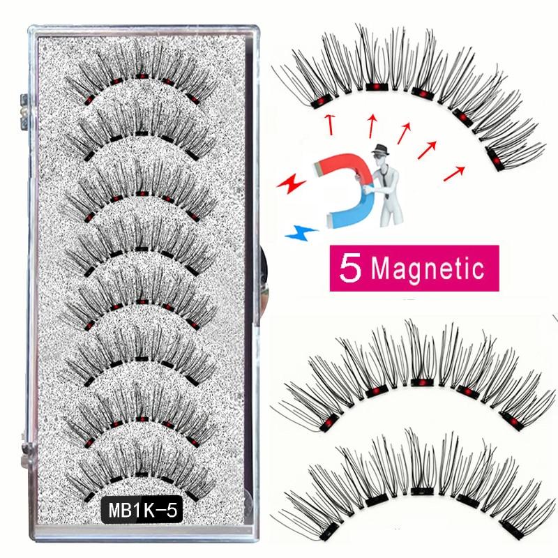 Cílios e Pinça Magnética - Kit com 4 pares - Boutique da Beleza