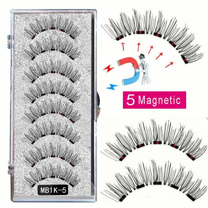Cílios e Pinça Magnética - Kit com 4 pares - Boutique da Beleza