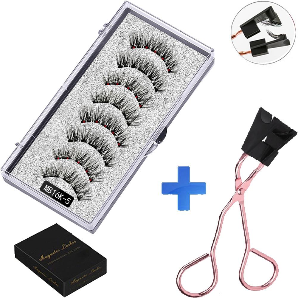 Cílios e Pinça Magnética - Kit com 4 pares - Boutique da Beleza