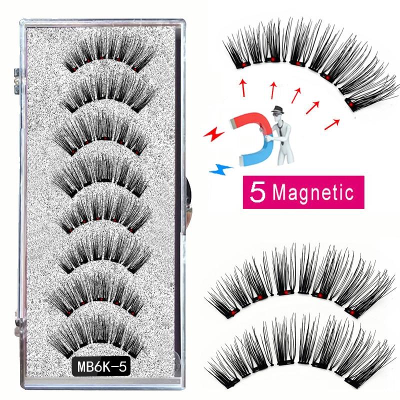 Cílios e Pinça Magnética - Kit com 4 pares - Boutique da Beleza