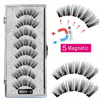 Cílios e Pinça Magnética - Kit com 4 pares - Boutique da Beleza