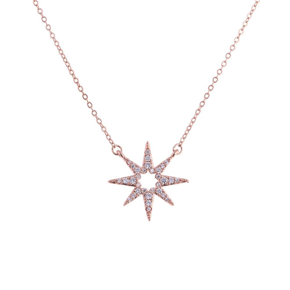 Colar Rosé Gold Estrela - Boutique da Beleza