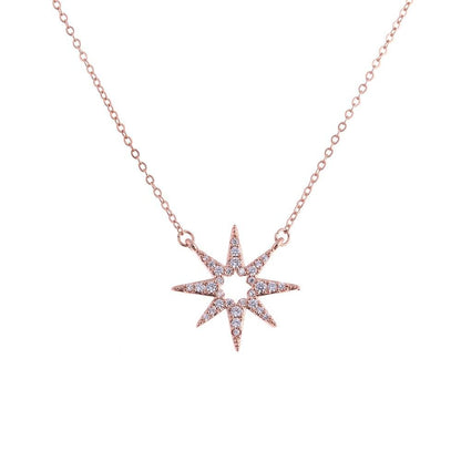 Colar Rosé Gold Estrela - Boutique da Beleza