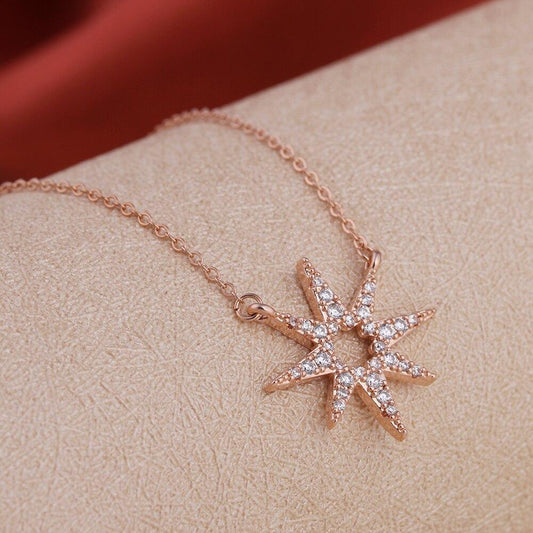 Colar Rosé Gold Estrela - Boutique da Beleza