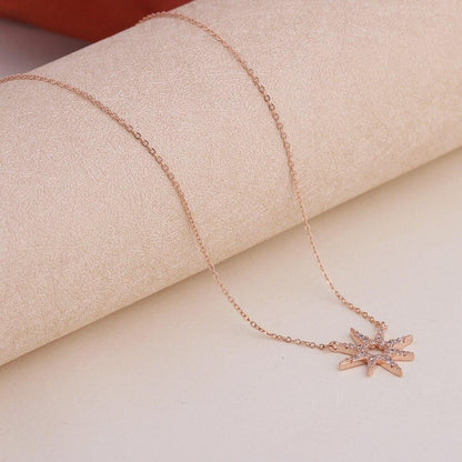 Colar Rosé Gold Estrela - Boutique da Beleza