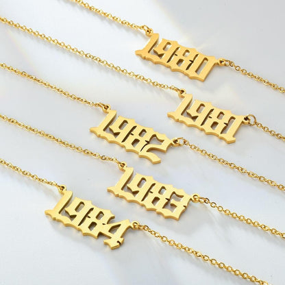 Corrente Birthyear - Boutique da Beleza