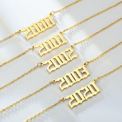 Corrente Birthyear - Boutique da Beleza