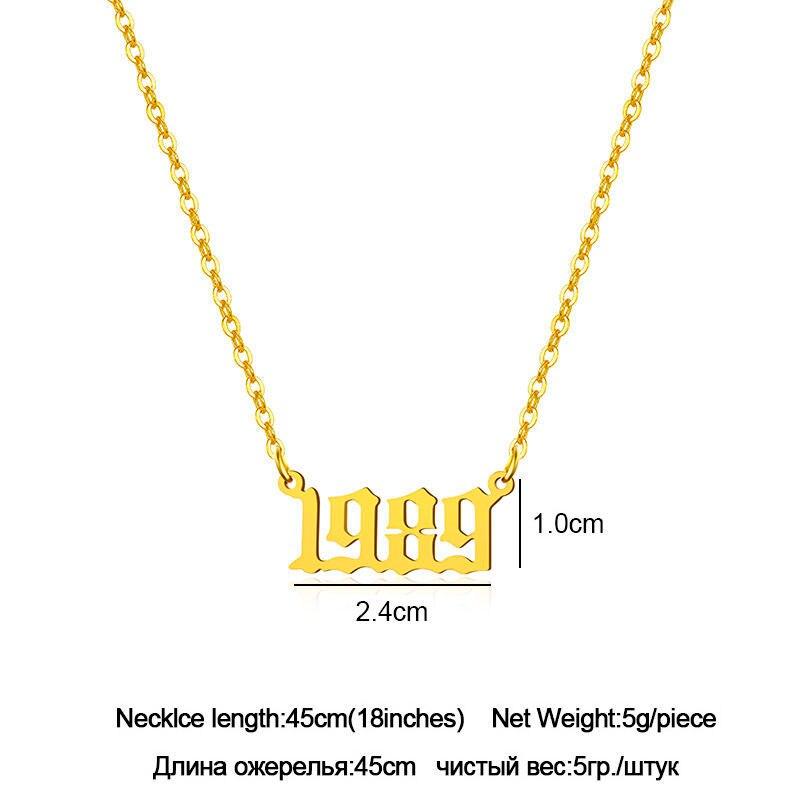 Corrente Birthyear - Boutique da Beleza
