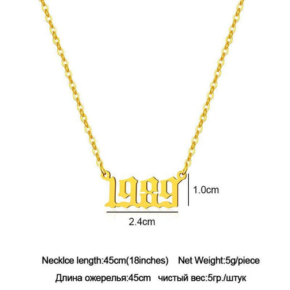 Corrente Birthyear - Boutique da Beleza