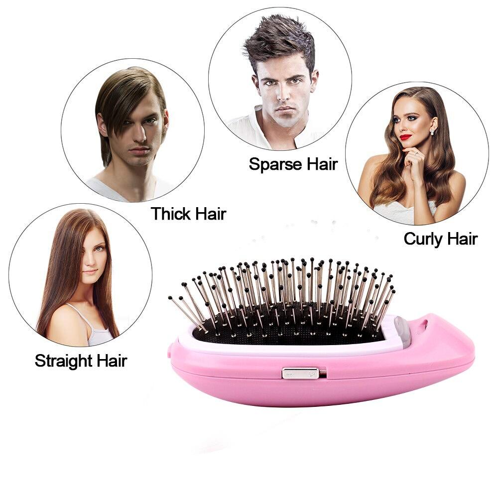 Escova de Cabelo Iônica Elétrica Portátil - Boutique da Beleza