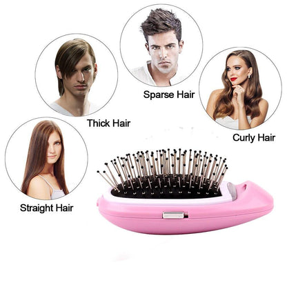 Escova de Cabelo Iônica Elétrica Portátil - Boutique da Beleza