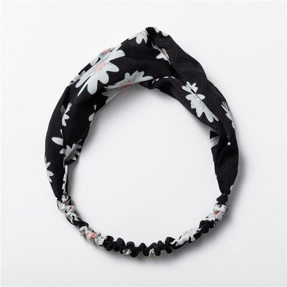 Hairband Vintage Estampada com Nó - Boutique da Beleza