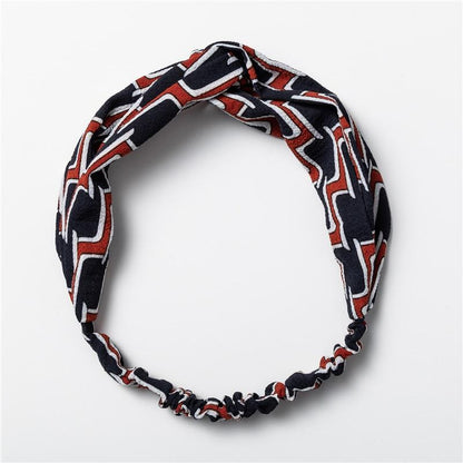 Hairband Vintage Estampada com Nó - Boutique da Beleza