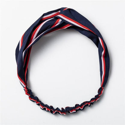 Hairband Vintage Estampada com Nó - Boutique da Beleza