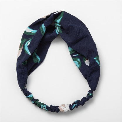 Hairband Vintage Estampada com Nó - Boutique da Beleza