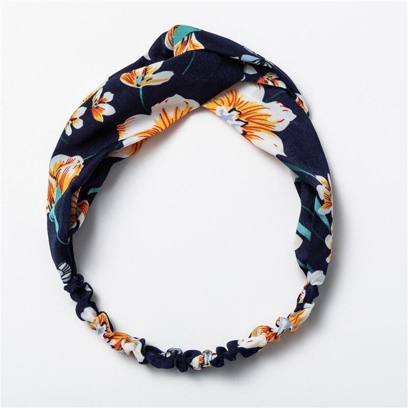 Hairband Vintage Estampada com Nó - Boutique da Beleza