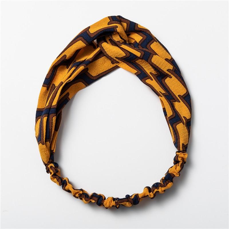 Hairband Vintage Estampada com Nó - Boutique da Beleza