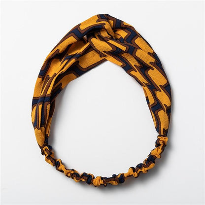 Hairband Vintage Estampada com Nó - Boutique da Beleza