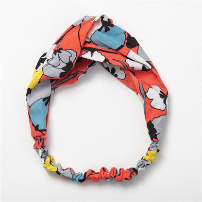 Hairband Vintage Estampada com Nó - Boutique da Beleza