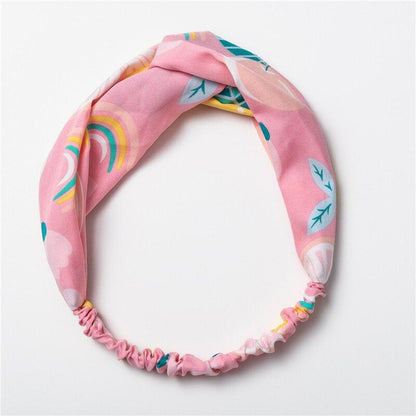 Hairband Vintage Estampada com Nó - Boutique da Beleza