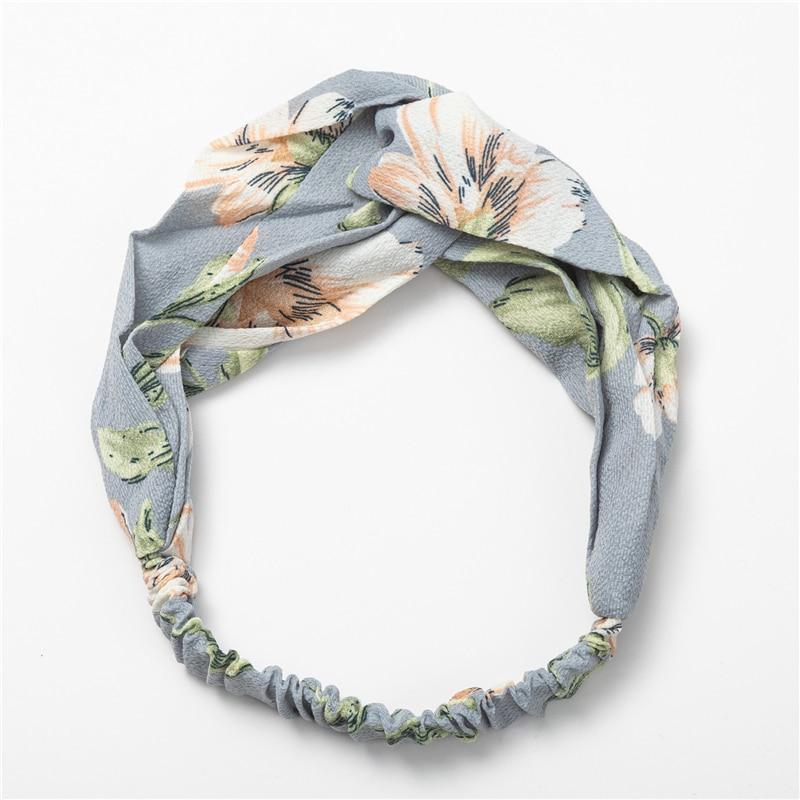 Hairband Vintage Estampada com Nó - Boutique da Beleza